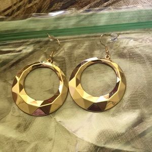 Gold earrings
